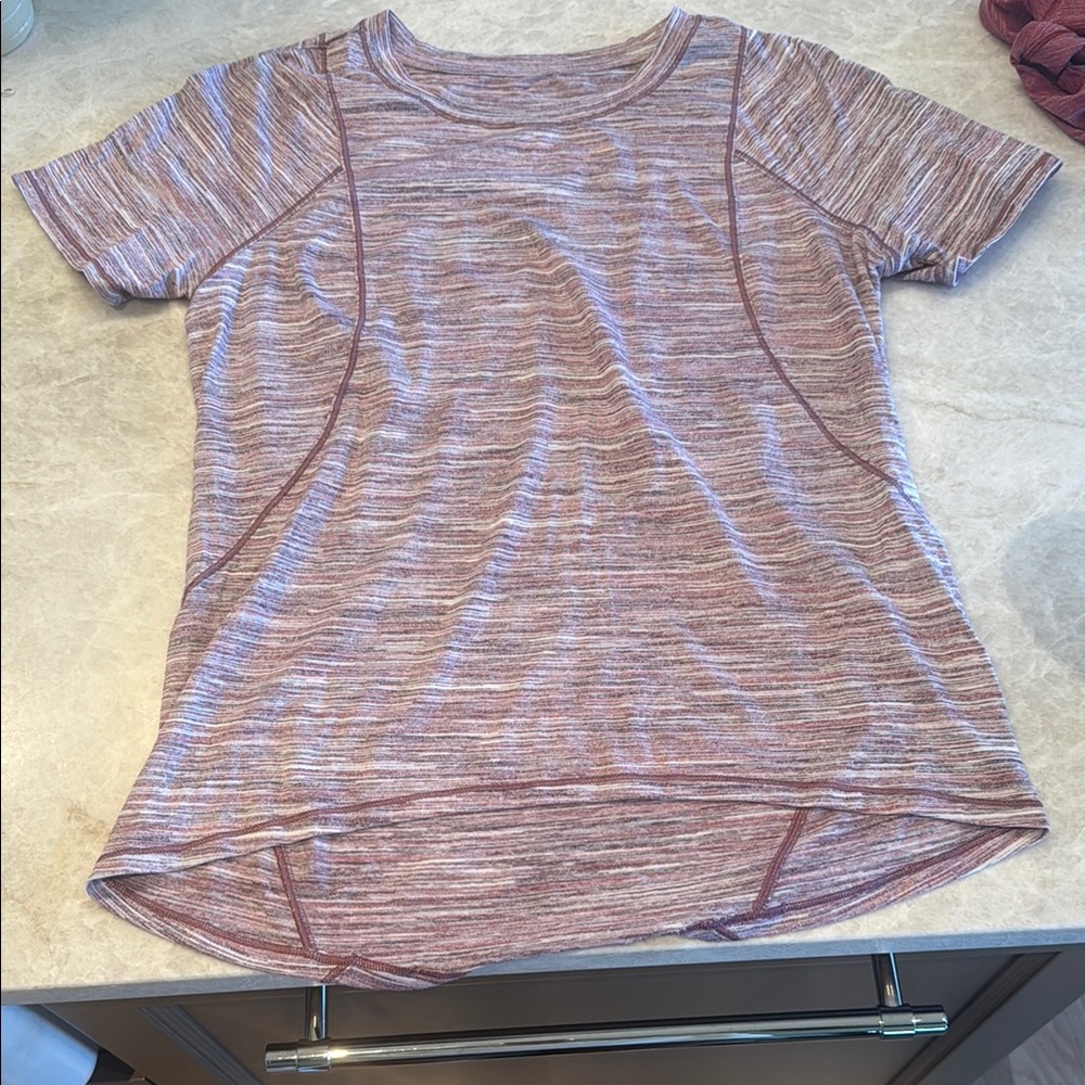 Lululemon Athletica Pink Short Sleeve T-Shirt